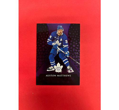 UPPER DECK 2023-24 UPPER DECK ARTIFACTS AUSTON MATTHEWS AURUM PURPLE /25