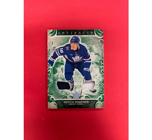 UPPER DECK 2024-25 UPPER DECK ARTIFACTS MITCH MARNER EMERALD MATERIALS /65