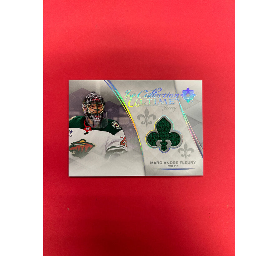 2023-24 UPPER DECK ULTIMATE COLLECTION MARC-ANDRE FLEURY LA COLLECTION ULTIME JERSEY