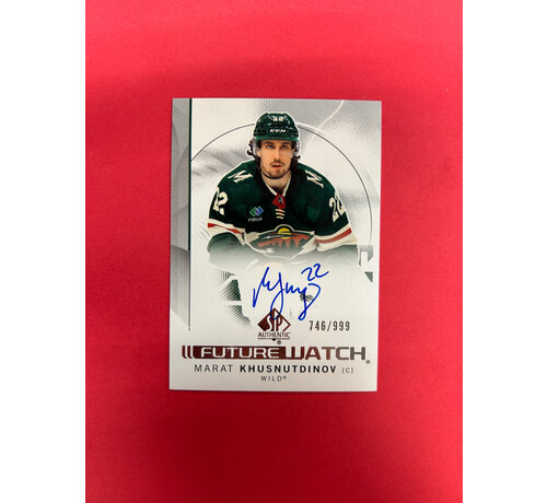 UPPER DECK 2024-25 SP AUTHENTIC MARAT KNUSNDINOV FUTURE WATCH AUTOGRAPH /999