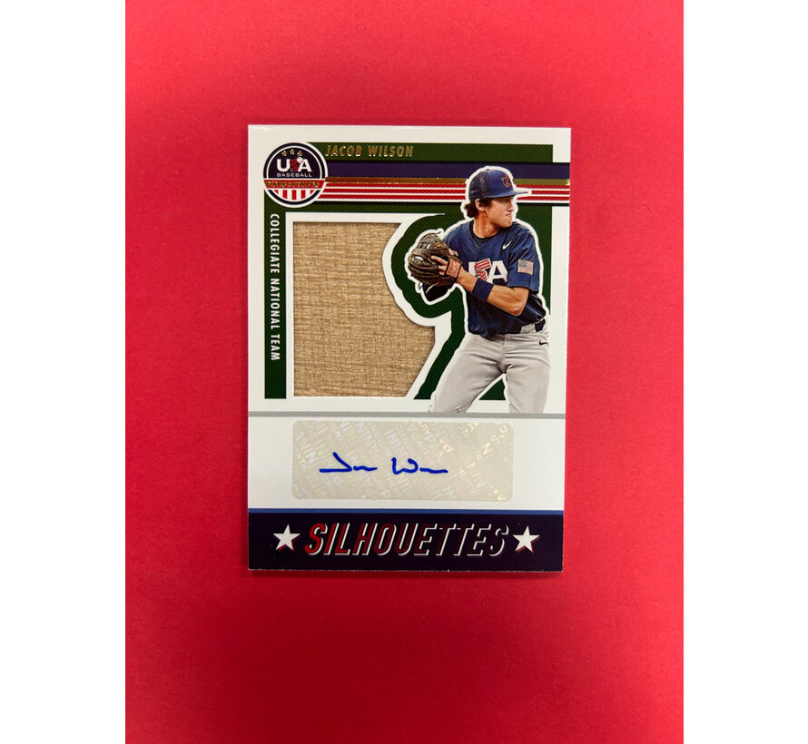 2023 PANINI USA STARS AND STRIPES GAME USED BAT AUTOGRAPH /49