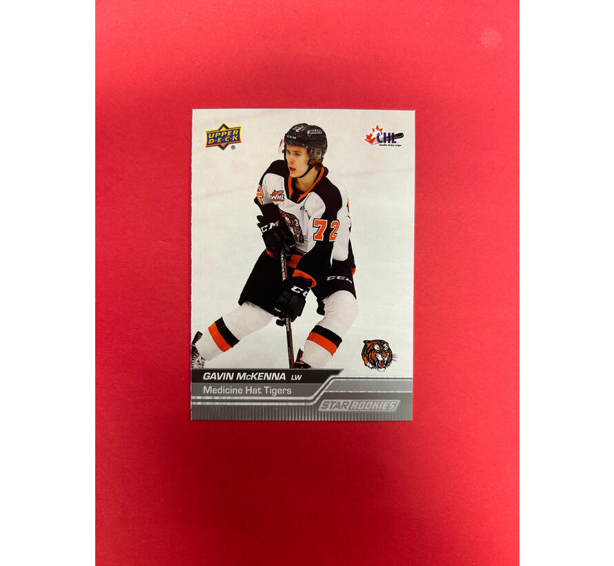 2023-24 UPPER DECK CHL GAVIN MCKENNA STAR ROOKIES SP