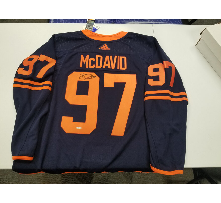 CONNOR MCDAVID AUTOGRAPHED JERSEY ADIDAS