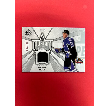 UPPER DECK 2023-24 SP GAME USED BRETT HULL ALL STAR MEMORABILIA /100