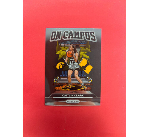 PANINI 2024 PANINI CAITLYN CLARK COLLECTION ON CAMPUS SSP DAMAGED