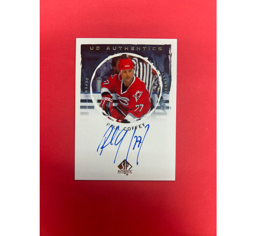 2024-25 SP AUTHENTIC PAUL COFFEY UD AUTHENTICS AUTO SSP