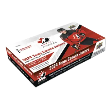 UPPER DECK 2024 UPPER DECK TEAM CANADA JUNIORS HOCKEY HOBBY BOX