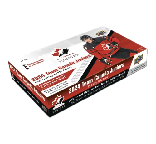 UPPER DECK 2024 UPPER DECK TEAM CANADA JUNIORS HOCKEY HOBBY BOX