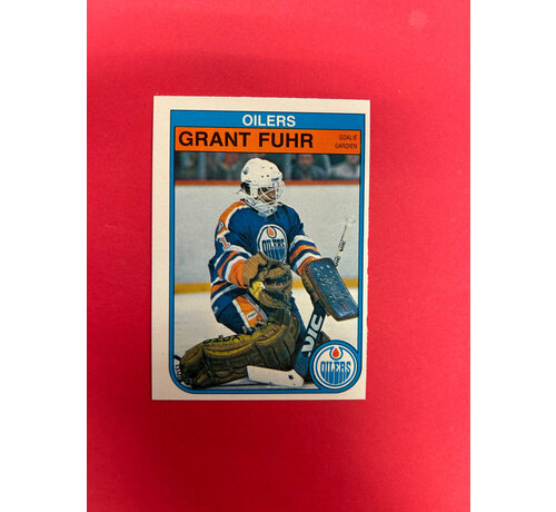 O-PEE-CHEE 1982-83 O-PEE-CHEE GRANT FUHR ROOKIE