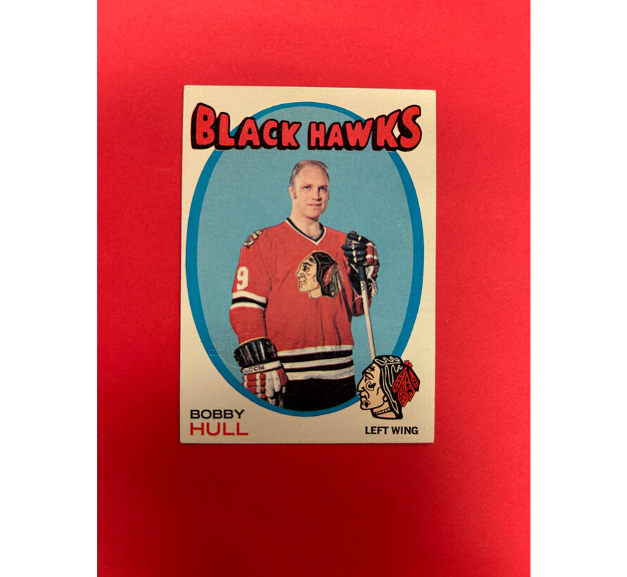 1971-72 TOPPS BOBBY HULL 2003 FAN FAVOURITES STAMPED RARE
