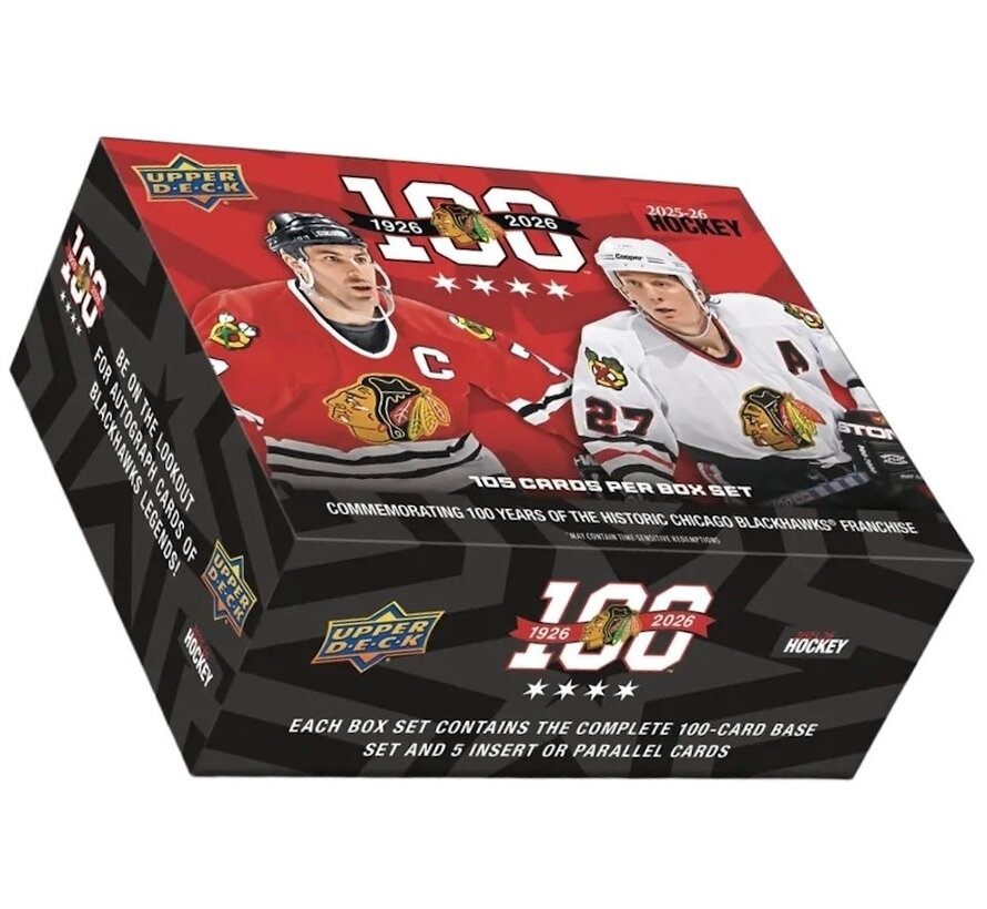 2026 UPPER DECK CHICAGO BLACKHAWKS CENTENNIAL BOX SET