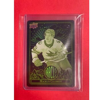 UPPER DECK 2024-25 EXTENDED SERIES ORACLES GREEN SSP MACKLIN CELEBRINI #O-58