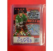 UPPER DECK 2024-25 UD SYNERGY NEW GAME SIGNATURES RED WYATT JOHNSTON 06/25 #NGS-19