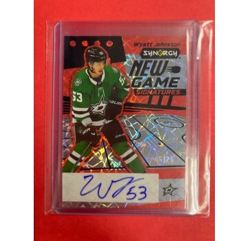 UPPER DECK 2024-25 UD SYNERGY NEW GAME SIGNATURES RED WYATT JOHNSTON 06/25 #NGS-19