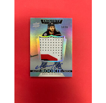 UPPER DECK 2022-23 UPPER DECK EXQUISITE COLLECTION KIRILL MARKCHENKO ROOKIE AUTO PATCH /86
