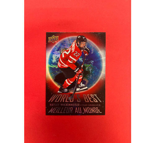 UPPER DECK 2023 UPPER DECK TIM HORTONS HAYLEY WICKENHEISER BEST IN THE WORLD SP