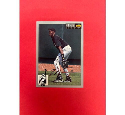 UPPER DECK 1994 UPPER DECK COLLECTORS CHOICE MICHAEL JORDAN SILVER SCRIPT