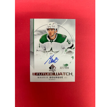 UPPER DECK 2024-25 SP AUTHENTIC MAVRIK BOURQUE FUTURE WATCH AUTOGRAPH /999