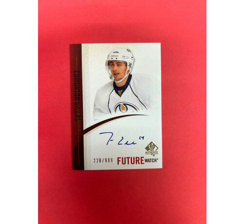 UPPER DECK 2010-11 SP AUTHENTIC JORDAN EBERLE FUTURE WATCH AUTOGRAPH /999