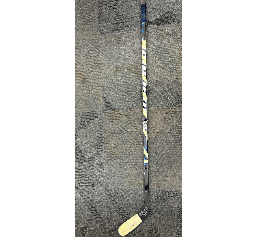 2011-12 GAME USED DUSTIN BYFUGLIEN AUTOGRAPHED STICK DOUBLE DEKE COA
