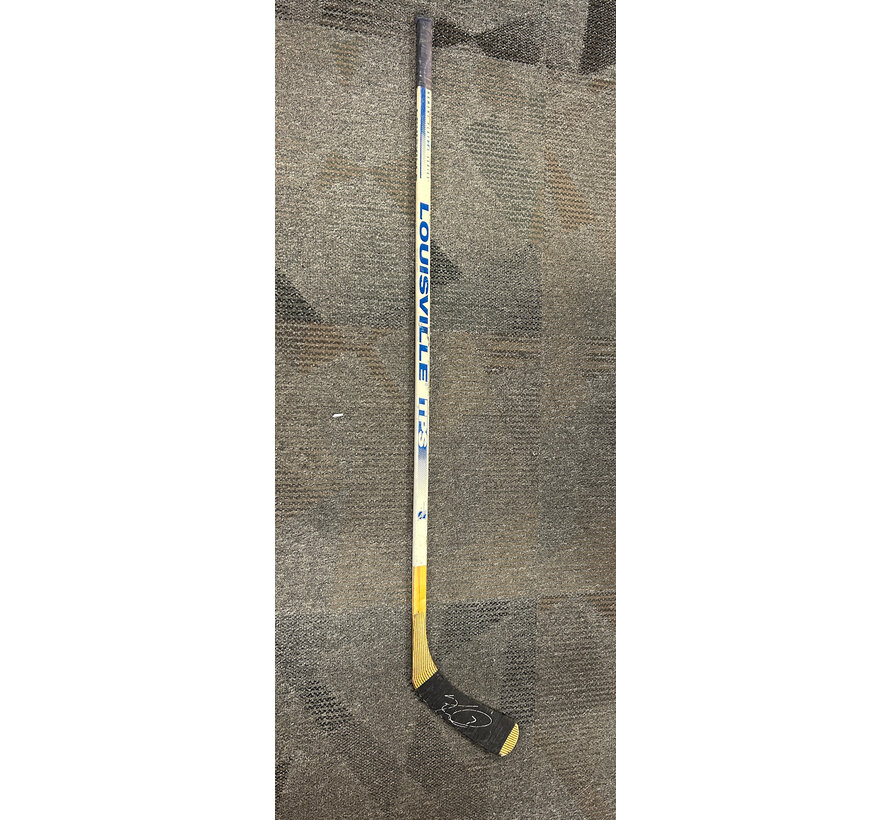 KEITH TKACHUK SIGNED GAME USED HOCKEY STICK