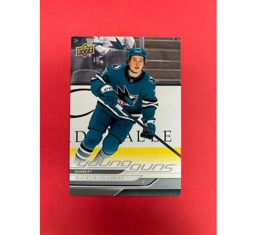 UPPER DECK 2024-25 UPPER DECK SERIES 2 MACKLIN CELEBRINI YOUNG GUNS JUMBO