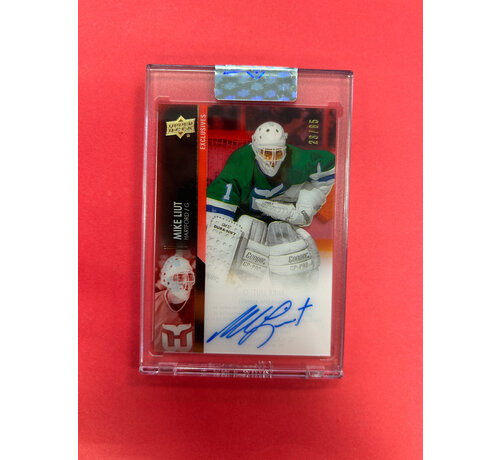 UPPER DECK 2021-22 UPPER DECK CLEAR CUT MIKE LIUT EXCLUSIVES AUTOGRAPH /65
