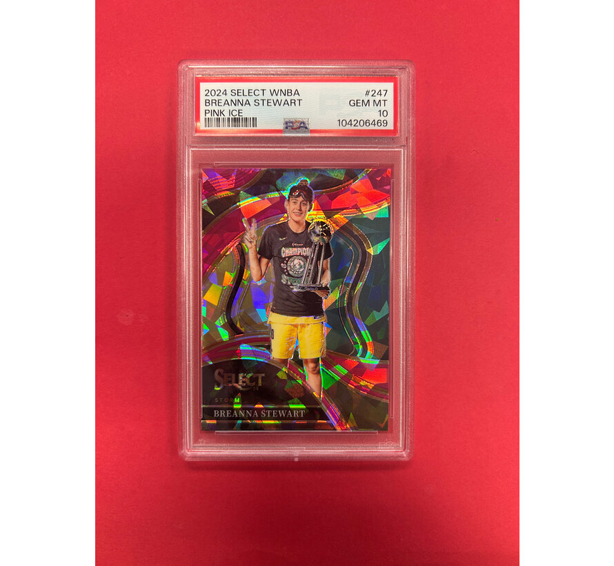2024 PANINI SELECT WNBA BREANNA STEWART PINK ICE PSA GRADED 10