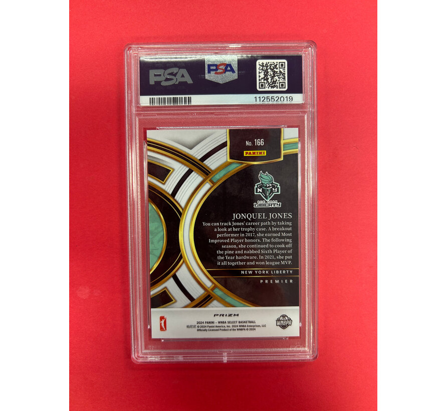 2024 PANINI SELECT JONQUEL JONES TIGER PRIZM PSA GRADED 10