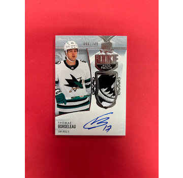 UPPER DECK 2022-23 UPPER DECK THE CUP THOMAS BORDELEAU ROOKIE PATCH AUTO /249 INSANE PATCH