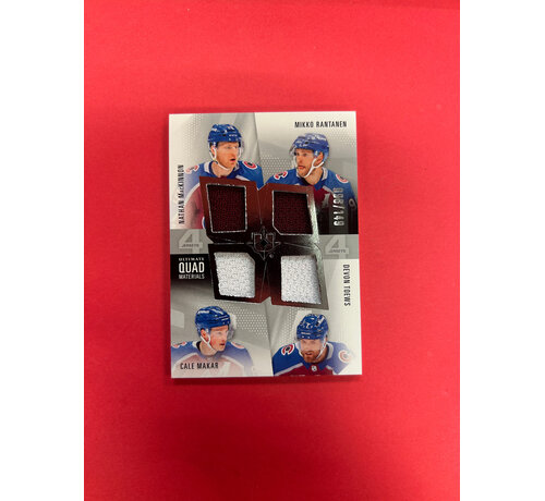 UPPER DECK 2024-25 UPPER DECK ULTIMATE AVALANCHE QUAD JERSEY /149 MACKINNON