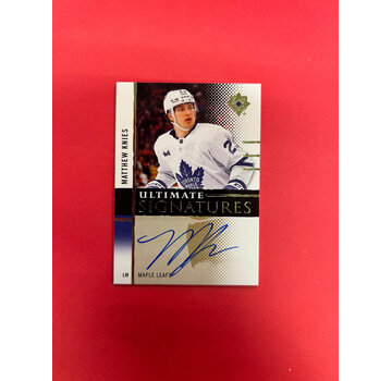 UPPER DECK 2024-25 UPPER DECK ULTIMATE MATTHEW KNIES ULTIMATE SIGNATURES