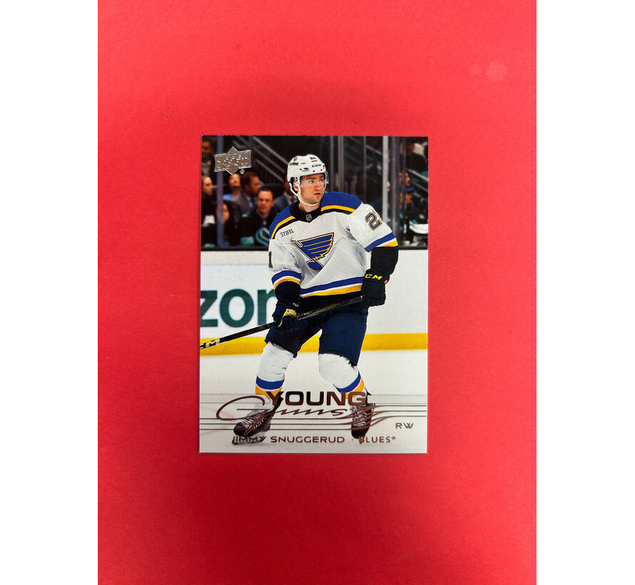 2025-26 UPPER DECK SERIES 1 JIMMY SNUGGERUD YOUNG GUNS
