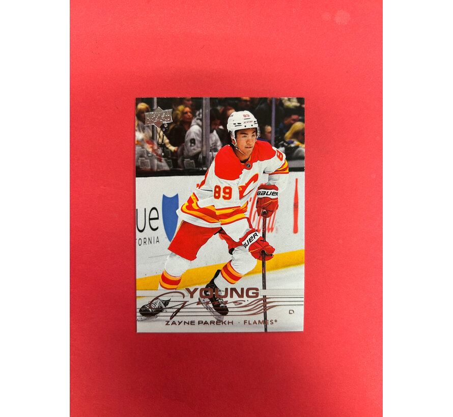 2025-26 UPPER DECK SERIES 1 ZAYNE PAREKH YOUNG GUNS