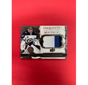 UPPER DECK 2021-22 UPPER DECK EXQUISITE COLLECTION CONNOR HELLEBUYCK EXQUISITE MATERIAL /49