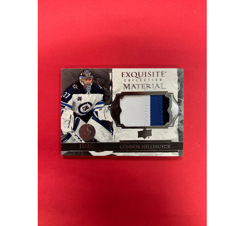 UPPER DECK 2021-22 UPPER DECK EXQUISITE COLLECTION CONNOR HELLEBUYCK EXQUISITE MATERIAL /49