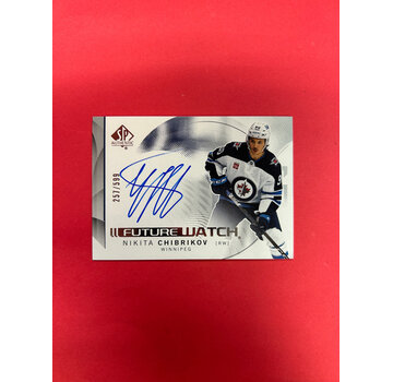 UPPER DECK 2024-25 SP AUTHENTIC NIKITA CHIBRIKOV FUTURE WATCH AUTOGRAPH HORIZONTAL /599