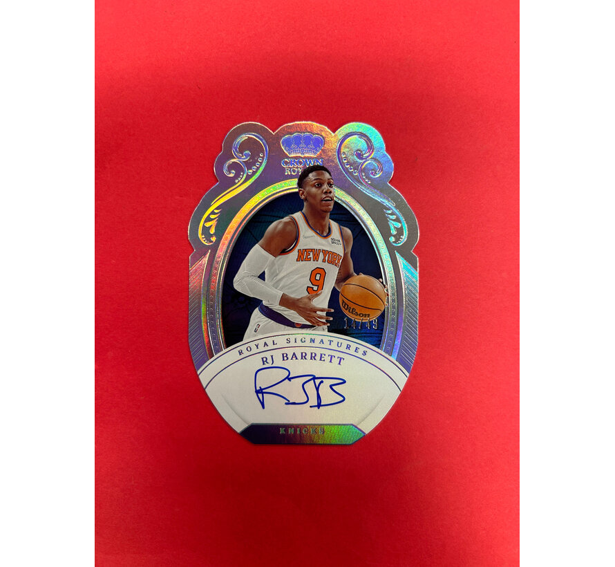 2022-23 PANINI CROWN ROYALE RJ BARRETT AUTO /49