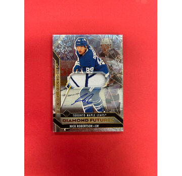 UPPER DECK 2020-21 UPPER DECK BLACK DIAMOND NICK ROBERTSON DIAMOND FUTURES [ATCH AUTO /25