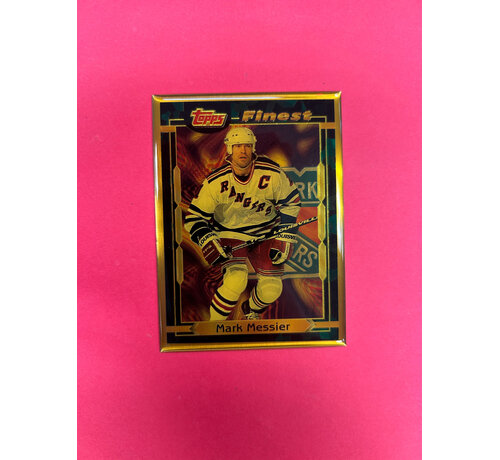 TOPPS 1996 TOPPS FINEST BRONZE MARK MESSIER