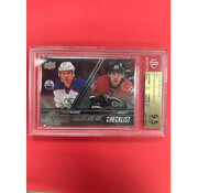 UPPER DECK 2015-16 UPPER DECK SERIES 1 MCDAVID / BENNETT CHECKLIST SILVER FOIL BECKETT GRADED 9.5