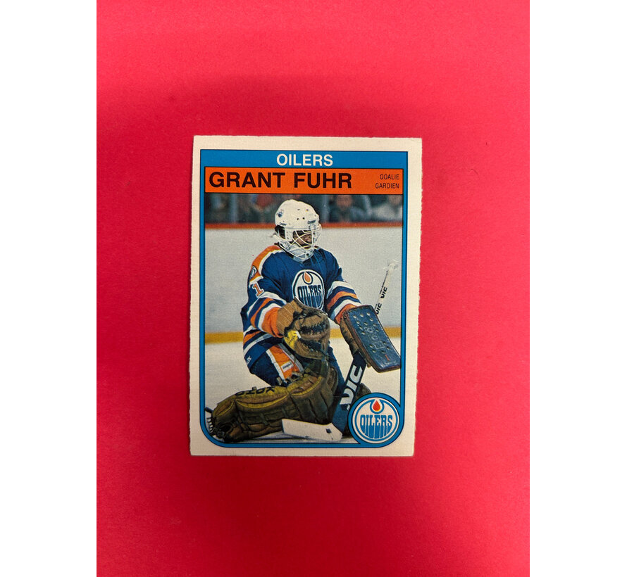 1982-83 O-PEE-CHEE GRANT FUHR ROOKIE CARD
