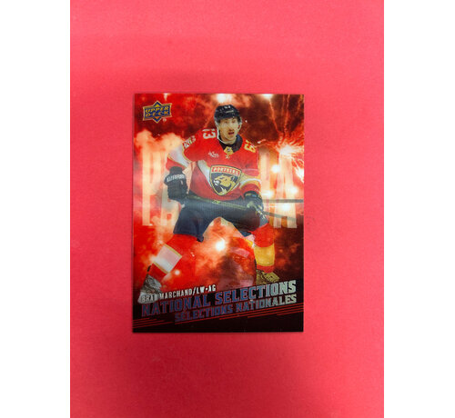 UPPER DECK 2025-26 TIM HORTONS UPPER DECK BRAD MARCHAND NATIONAL SELECTIONS