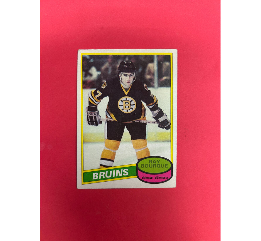 1980-81 O-PEE-CHEE RAY BOURQUE ROOKIE CARD