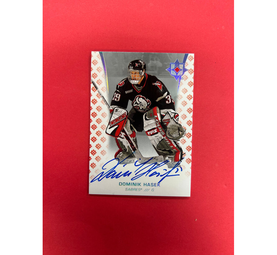 2020-21 UPPER DECK ULTIMATE DOMINIK HASEK ULTIMATE SIGNATURES
