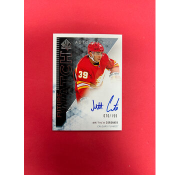 UPPER DECK 2023-24 SP AUTHENTIC MATTHEW CORONATO RETRO FUTURE WATCH AUTO /199