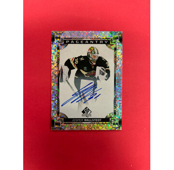 UPPER DECK 2024-25 SP AUTHENTIC JESPER WALLSTEDT PAGEANTRY AUTO