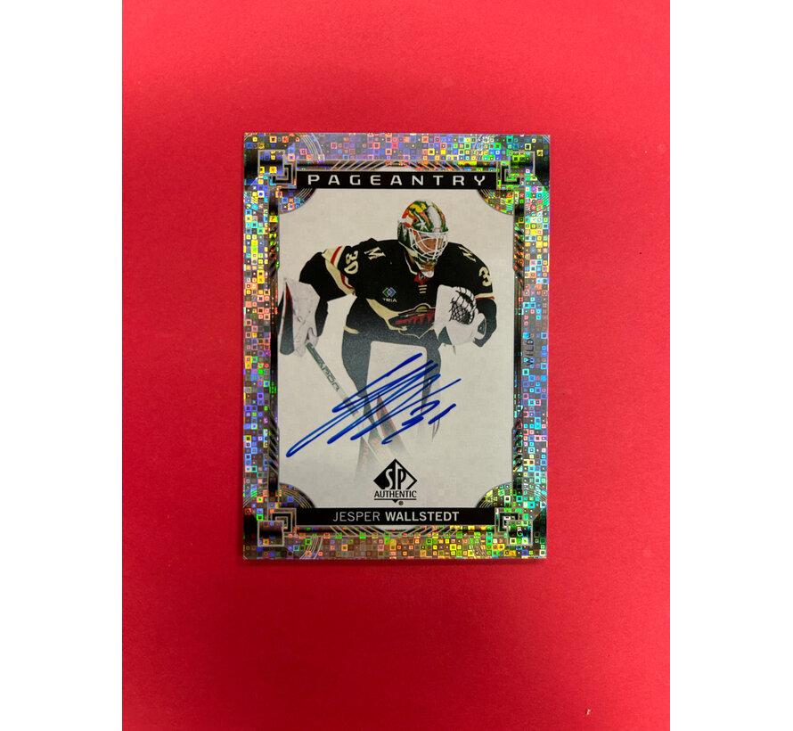 2024-25 SP AUTHENTIC JESPER WALLSTEDT PAGEANTRY AUTO