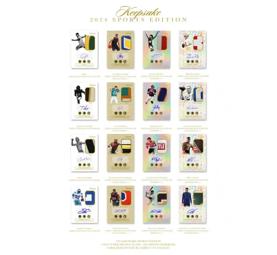 2024 SUPER PRODUCTS KEEPSAKE MULTISPORT EDITION