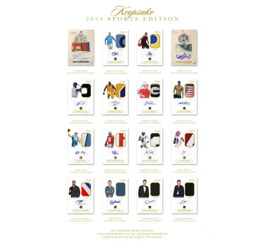 2024 SUPER PRODUCTS KEEPSAKE MULTISPORT EDITION